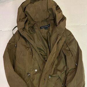 French Connection Women’s Hooded Raincoat